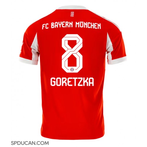 Muški Nogometni Dres Bayern Munich Leon Goretzka #8 Domaci 2025-26 Kratak Rukav